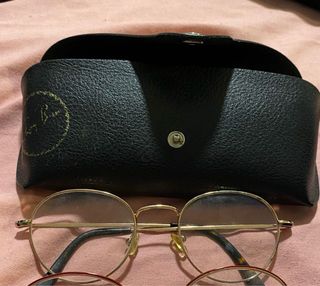 Gafas Ray-Ban Doradas y Negras