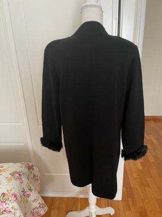 Cárdigan 2 piezas con pelo - Años 90