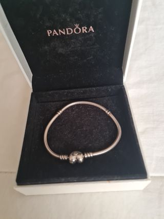 Pulsera Pandora Corazón Plata