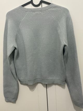 Jersey gris con brillos