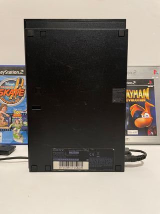 Consola PS2 Slim + 3 Juegos + Mando