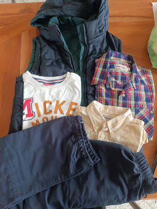 Pantaloni tuta felpa camicia gilet 10 Anni