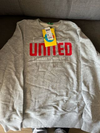 Sudadera United Colors of Benetton Gris