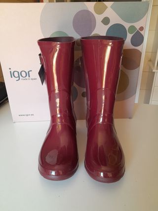 Botas de agua Igor rojas