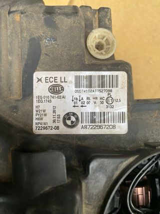 Faros BMW F20 Originales Izq/Der