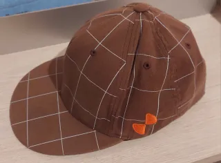 Cappellino Poc marrone a scacchi