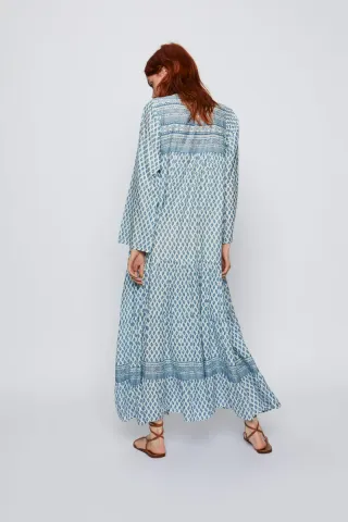 Vestido Zara Boho Largo Edición Limitada