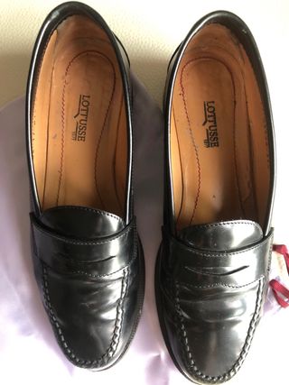 Mocasines Lottusse Piel Negro Talla 37.5