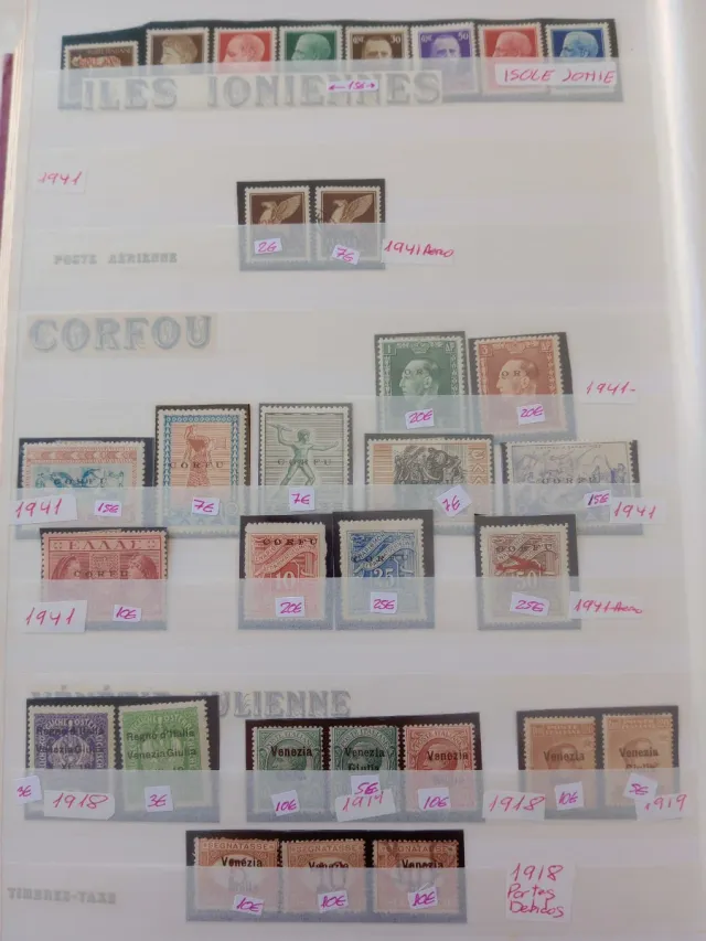 Lote sellos Italia y Colonias