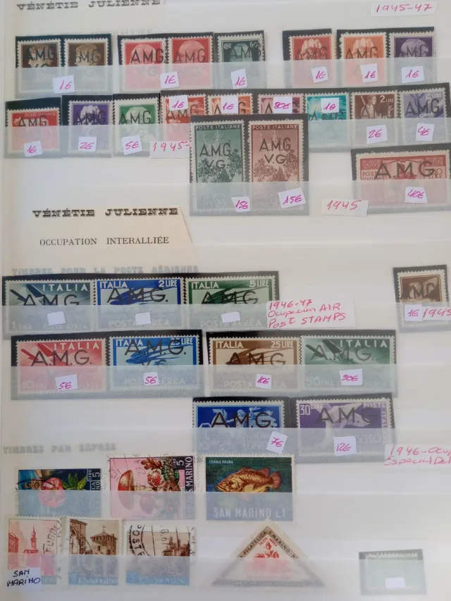 Lote sellos Italia y Colonias