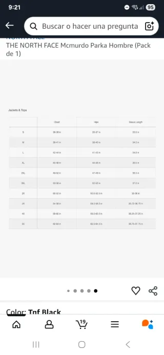 Chaqueta The North Face Negra con Capucha