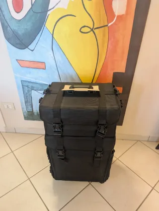 Set 2 Trolley Truccatore Nero