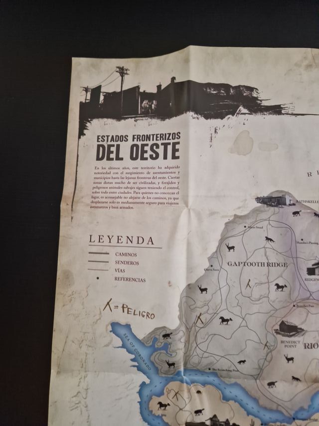 Mapa Red Dead Redemption Rockstar Games