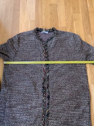 Chaqueta Zara Multicolor Flecos