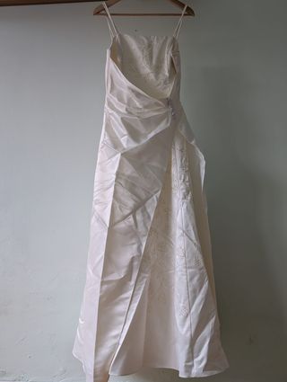 Vestido de Novia Blanco con Bordado