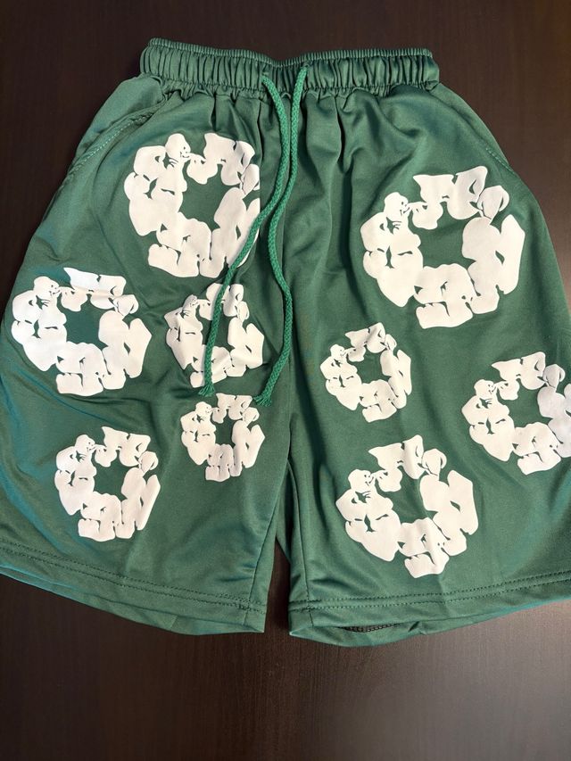 Pantalón corto Denim Tears verde