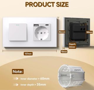Interruptor y Enchufe con USB C
