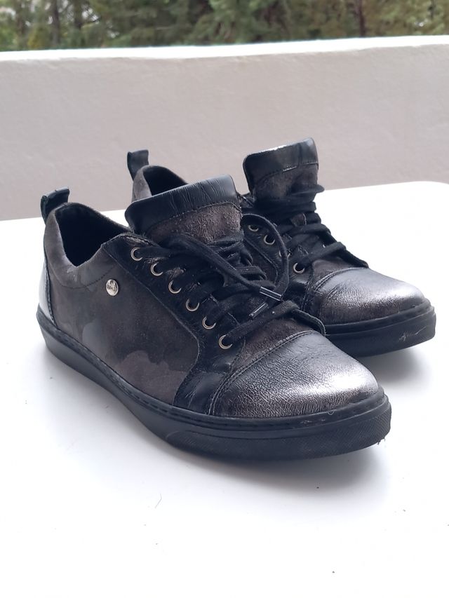 Zapatillas bajas mujer talla 38 piel 