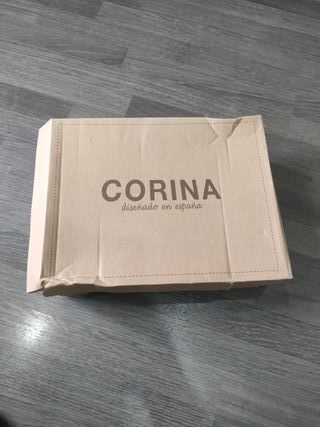 Botines tacón mujer beige/marrón