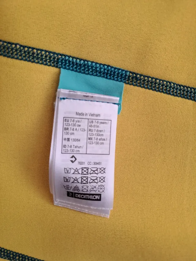 Chaqueta neopreno para piscina niño 7 años