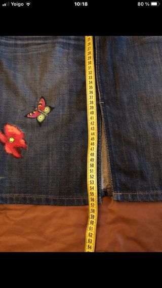 Falda vaquera Pepe Jeans con flores