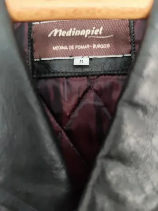 Chaqueta de cuero Medinapiel negra