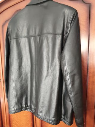 Chaqueta de cuero Medinapiel negra