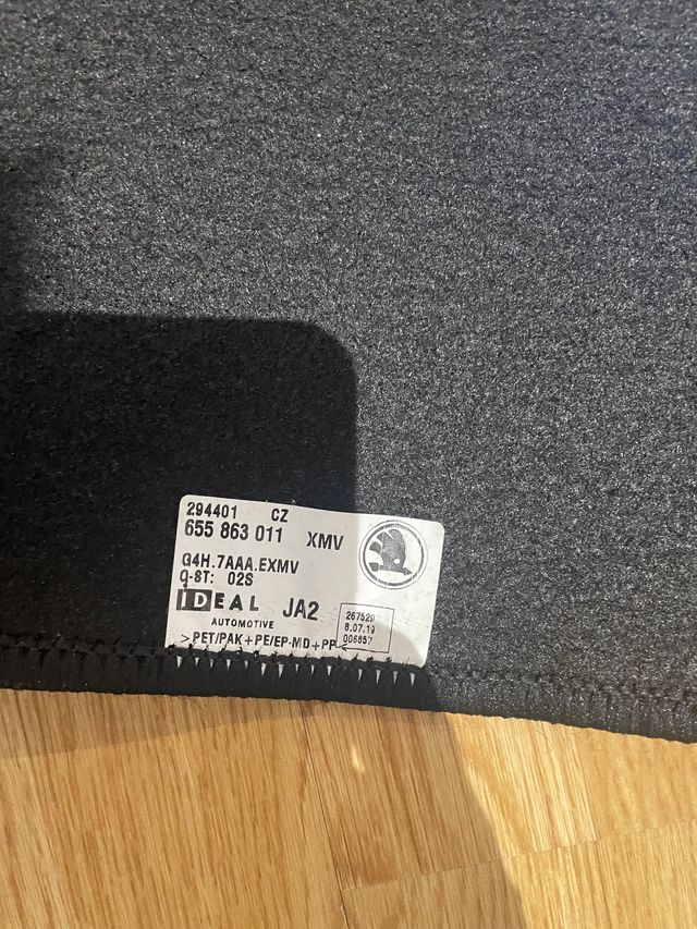 Alfombrillas Skoda Scala (Juego 4)