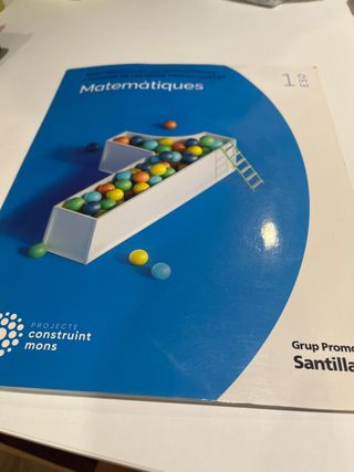 Libro de mates para 1r ESO