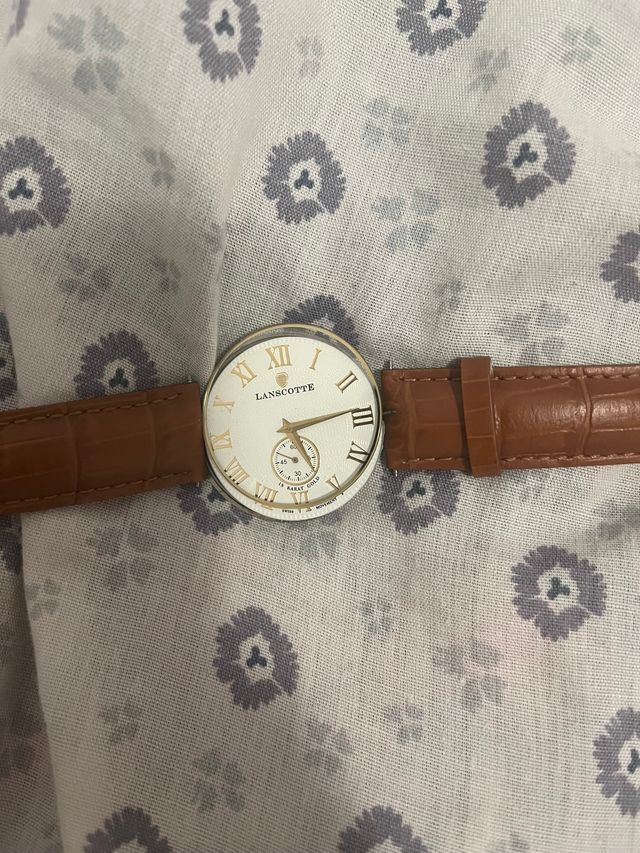 Piezas de reloj LANSCOTTE 18K Gold Case