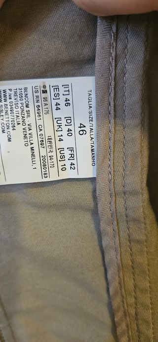 Giacca Sisley Beige Donna
