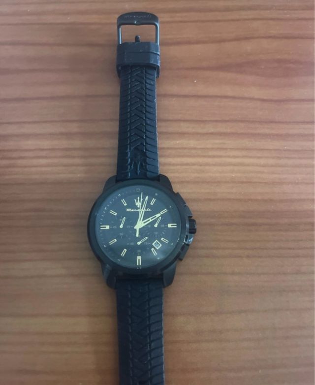 Orologio Maserati Nero e Oro