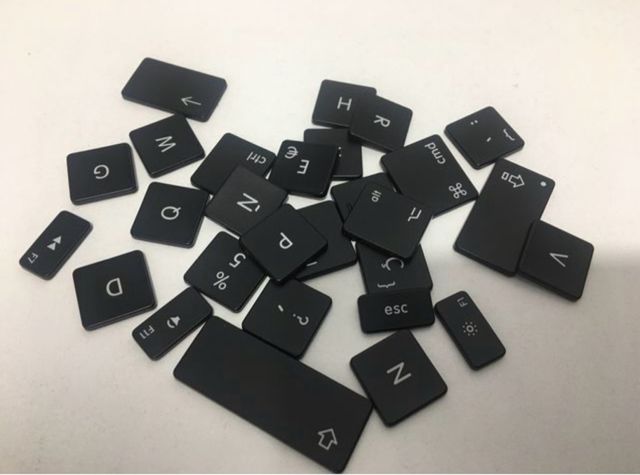 Teclas sueltas de remplazo para MacBook Air y Pro.