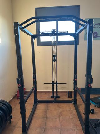 Jaula Maniak Fitness con Polea