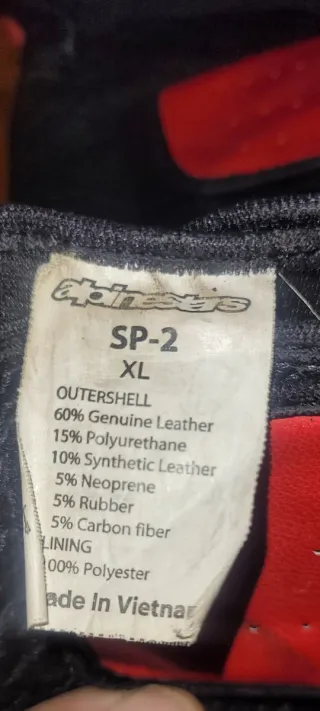 Guantes moto Alpinestars SP-2 Talla XL.