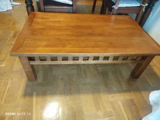 Conjunto mesa y sillas madera