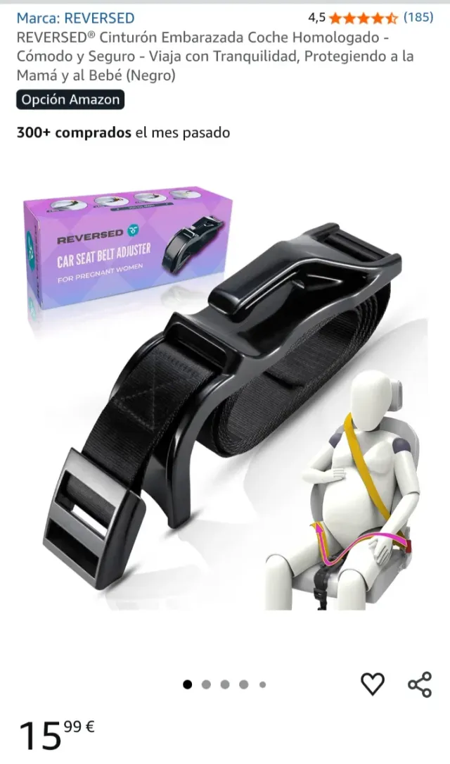 Cinturón Embarazada REVERSED Homologado