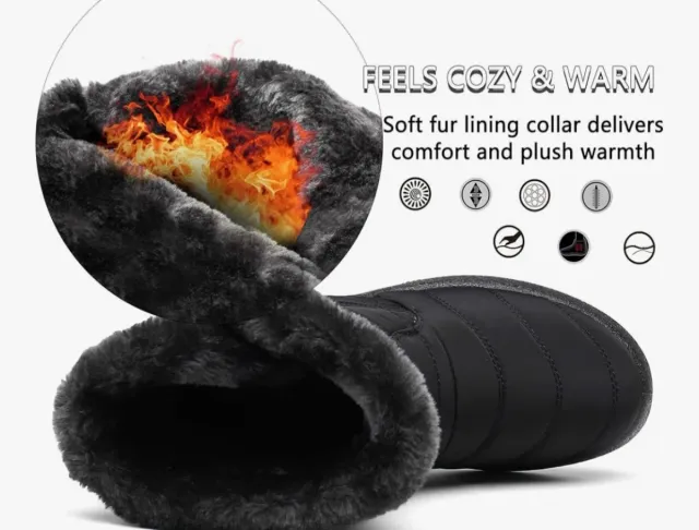 Botas impermeables negras talla 41 (40)talla como.