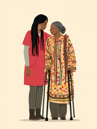 Acompañamiento y ayuda a personas mayores