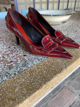 Scarpe tacco Prada rosse
