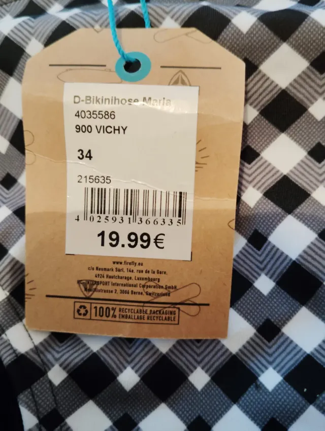 Quinis biquíni Firefly Tamanho 34