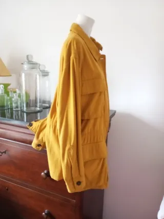 Parka mujer piel melocotón suave