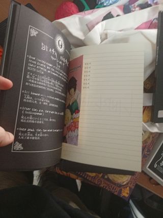 Death Note con segnalibro