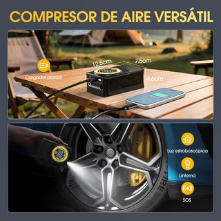 Mini Compresor Aire Portátil 150 PSI