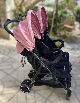Cochecito gemelar de paseo
