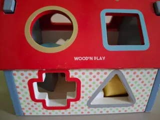 Casetta legno Wood'n Play con formine