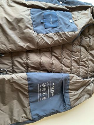 Chaleco con capucha Polo Club azul