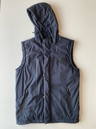 Chaleco con capucha Polo Club azul