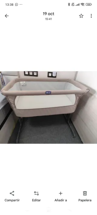 Minicuna Chicco Next2me