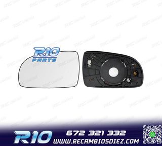 CRISTAL ESPEJO + BASE IZQUIERDO CHEVROLET AVEO 06-11
